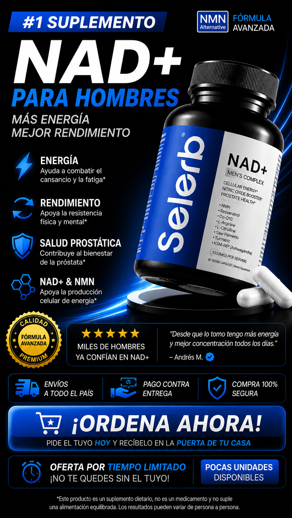 DE CANSADO A IMPARABLE - SELERB NAD MEN´S COMPLEX