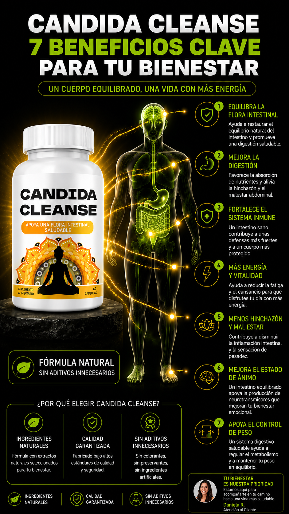 DESTOXICANTE NATURAL - CANDIDA CLEANSE
