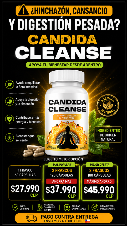 DESTOXICANTE NATURAL - CANDIDA CLEANSE